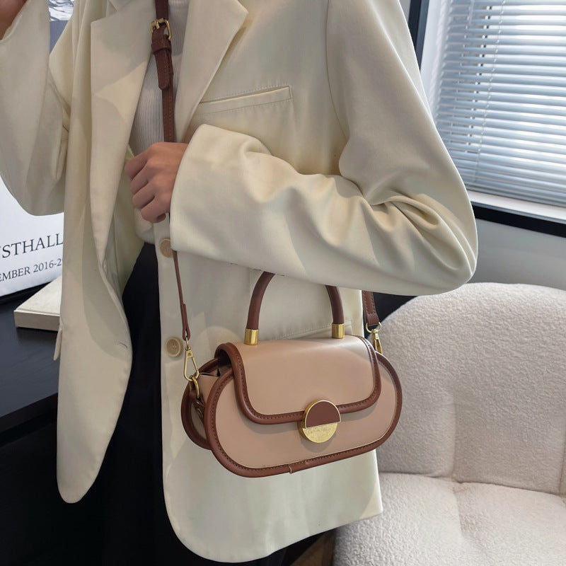 2026 new fashion women’s bag texture small cross-body bag portable small square bag