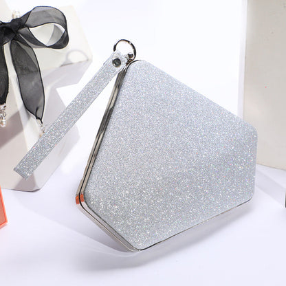 Luxury diamond rhinestone glitter banquet clutch bags classy evening bling bag