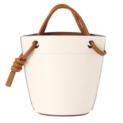 Newest Knot Design PU Large capacity Bucket bag handbags for women