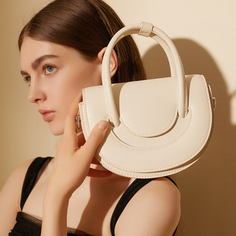 Designer Bag Genuine Leather Luxury Women Bag Saddle Handbag for Young Ladies Cross Body Bag