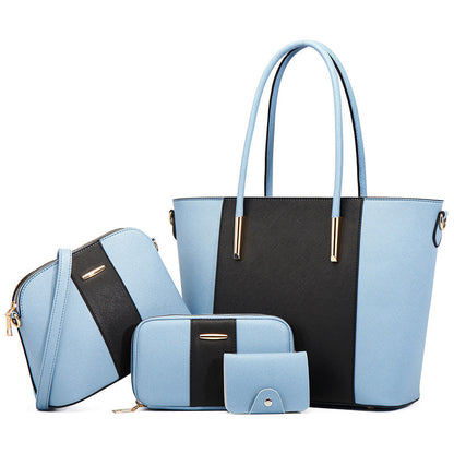2026 price office bag 4pcs handbag set PU leather handbag for women