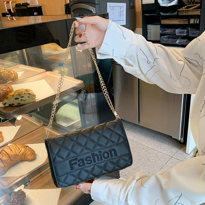 quality chain bag 2026 women handbag rhombus shoulder bag make-up fashion bag