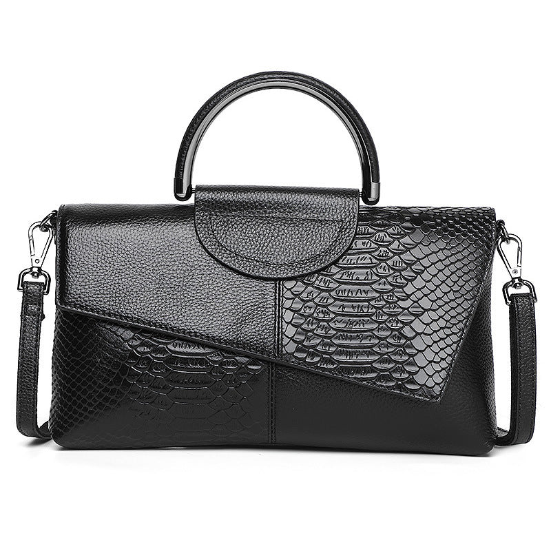 High Quality Genuine Leather Women Hand Bags Designer Trendy Shoulder Bag Luxury Clutch Bag