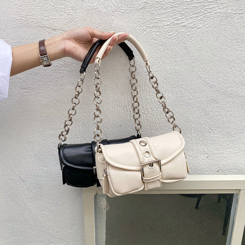 Mini Retro Circle chain shoulder bag 2026 new fashion messenger bags mini women’s handbag