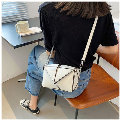 Solid Color Girl PU 2 Pieces Handbag Set Crossbody Small Tote Bags Women’s Shoulder Bag Purses