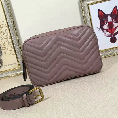 Genuine Leather High Quality Luxury Designer Bags Women Handbags Famous Brands Waist Bags