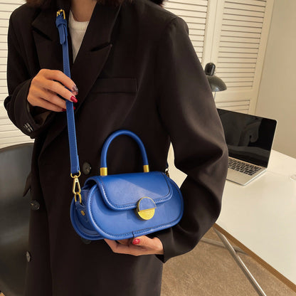 2026 new fashion women’s bag texture small cross-body bag portable small square bag