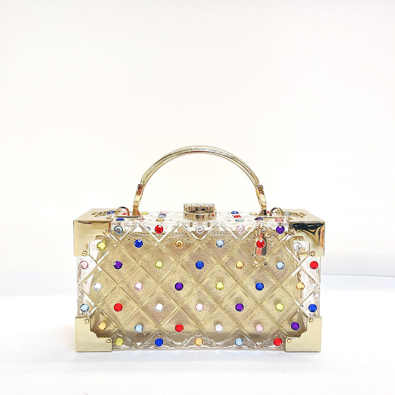 Crystal Clutch Beaded Rhinestone Purse Wedding Party Handbag Ladies Purses Women Bags and Clutches