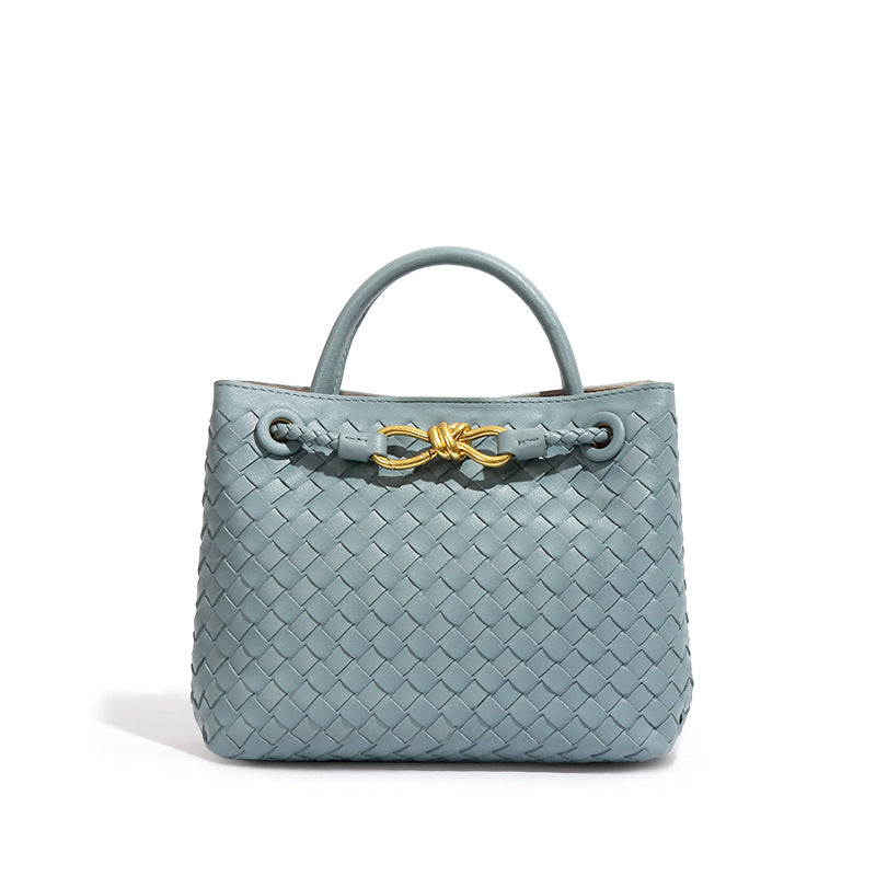 Women designer bag large-capacity handbag female simple hand-woven bag shoulder two compartment tote bag