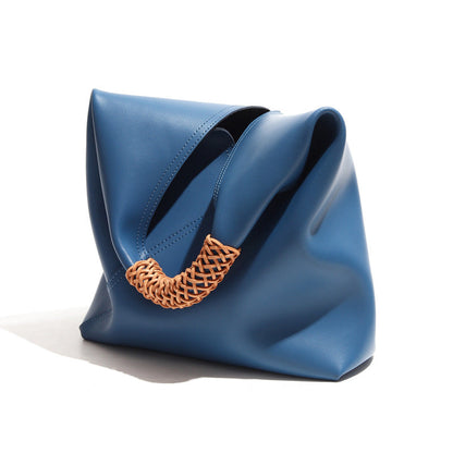 New Trending 2026 Cowhide Leather Underarm Bag Fashion Tote Bag Luxury Large Capacity Shoulder Hand bag for Women