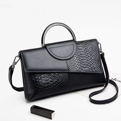 High Quality Genuine Leather Women Hand Bags Designer Trendy Shoulder Bag Luxury Clutch Bag