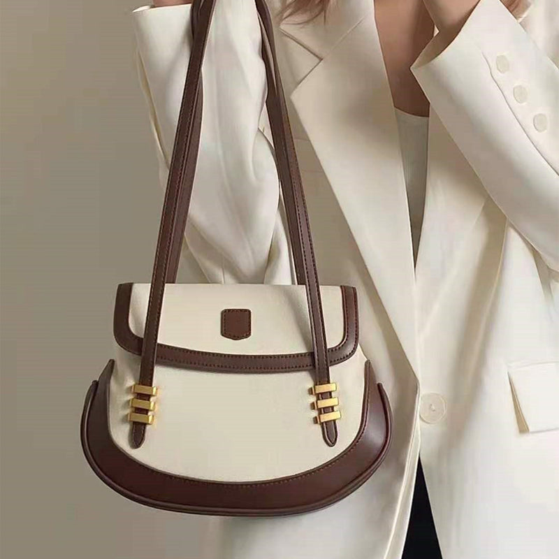 Famous PU Leather Ladies Designer Handbags Underarm Bag
