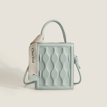 2026 Trendy Girl’s Simple Square Tote bag PU Leather Small Satchel Purse Bag Crossbody Hand Bag for Girl