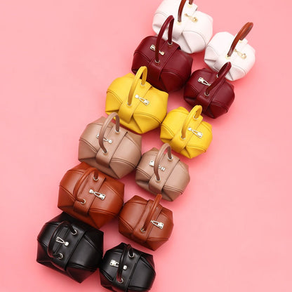 Bags Top Handle Handbags Ladies Luxury Genuine Leather Dumpling Bag For Women