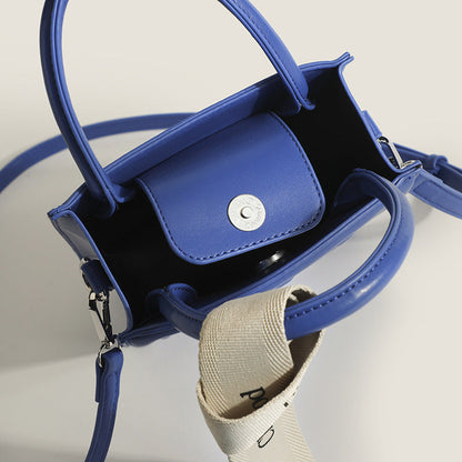 2026 Trendy Girl’s Simple Square Tote bag PU Leather Small Satchel Purse Bag Crossbody Hand Bag for Girl