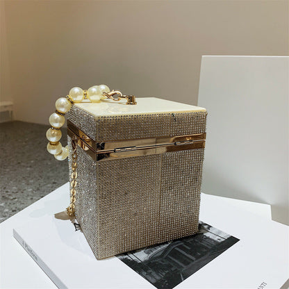 Hot sale new ladies dinner party rhinestone purse crystal evening bags for wedding