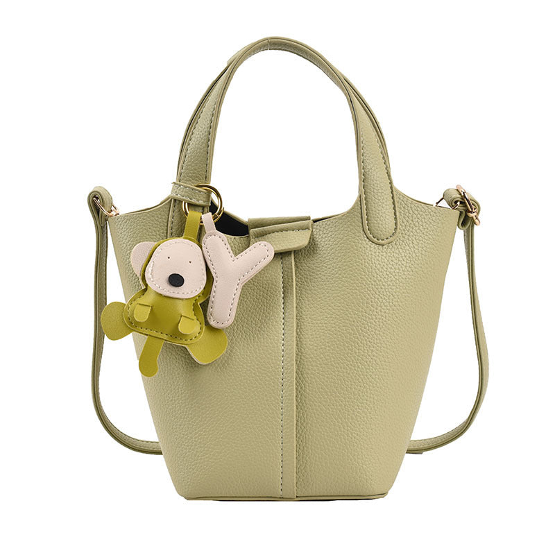 2026 spring basket women’s bag Korean style bucket bag all-match shoulder messenger tote bag