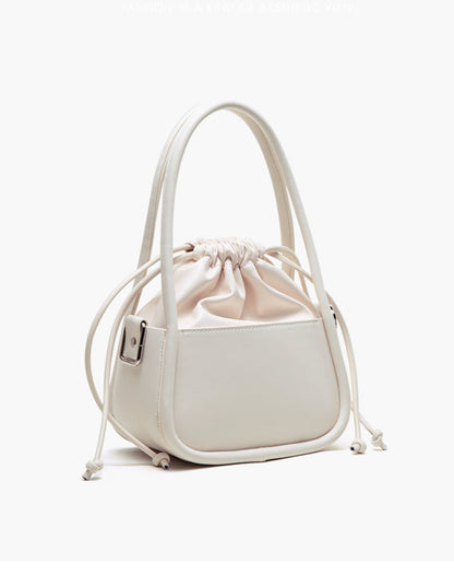 Brand Drawstring Bucket Bag for Women High Quality PU Leather Bag Luxury Handbag Purse Designer