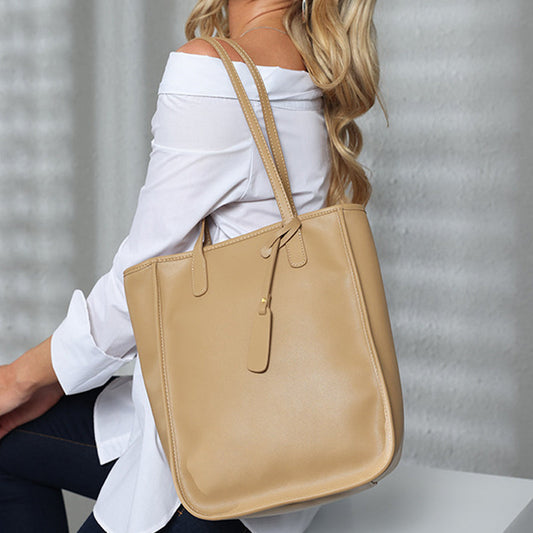 Large Capacity Functional Women Underarm Bag Genuine Leather Handbags for Women New Designer Women