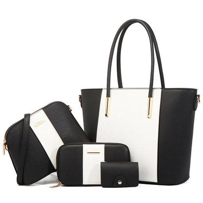 2026 price office bag 4pcs handbag set PU leather handbag for women