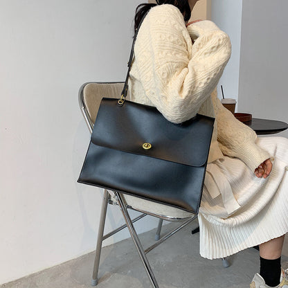 Women’s bag simple fashion bag women’s new fashion high-capacity shoulder bag ins handbag