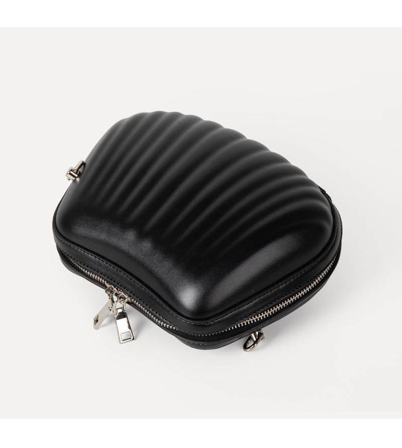 2026 popular bag woman Korean style cross-body bag shell shape cute small bag