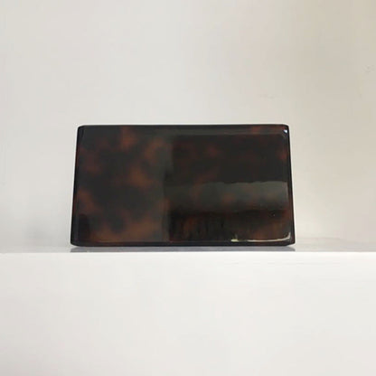 Luxury Retro Leopard Print Acrylic Bag Tortoiseshell Simple Square Evening Bag Clutch Women