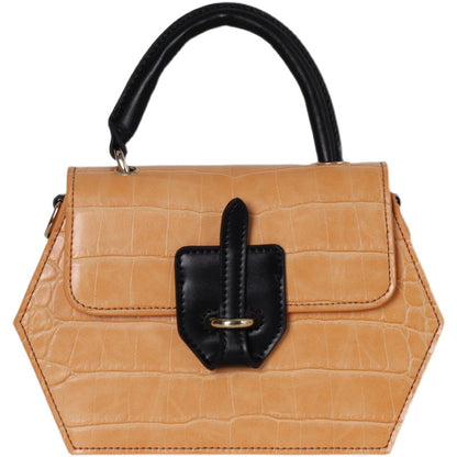 Niche women’s new simple fashion all-match candy color small square bag portable shoulder lock crossbody bag