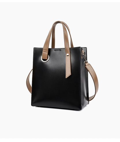 High Quality Luxury Fashion PU Leather Shoulder Bucket Bag New Large Capacity Casual Totes Women Purse and Handbags