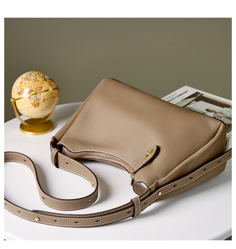 direct supply woman handbag luxury ladies genuine leather bag underarm crossbody bag for woman