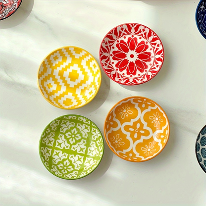 6/10-piece ceramic condiment dish set, sauce dish